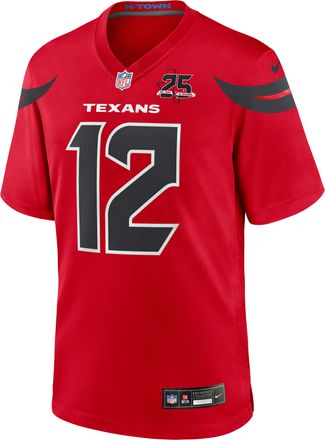 Nike Nico Collins Houston Texans 25th Season Nike Mens NFL Game Jersey in Red | 67NM0B9G9HF-FY7
