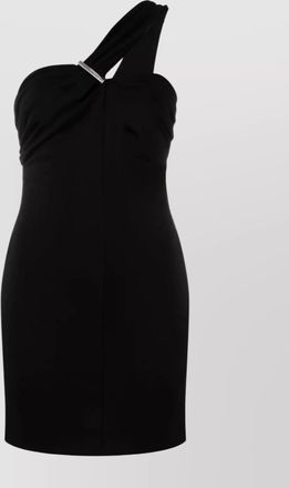 Alyx minidress one-shoulder fitted silhouette