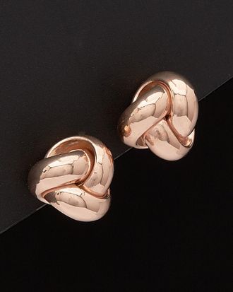 Italian Gold, Inc 14K Italian Rose Gold Love Knot Studs