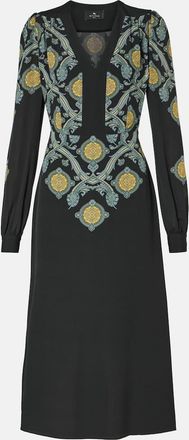 Etro Printed midi dress