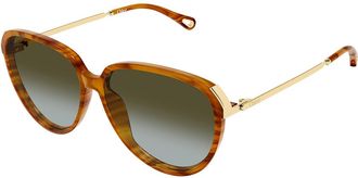 Chlo&eacute; CH0406S 003 Womens Sunglasses Tortoiseshell Size 59