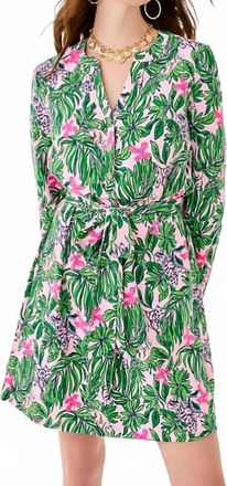 Lilly Pulitzer Ensley Upf 50+ Dress In Conch Shell Pink
