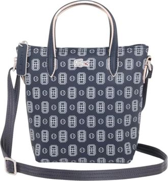 Lacoste Tassen, Dames, Blauw, ONE Size, Mini sac cabas L.12.12 Concept Marine