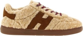 Hogan Coole sneaker - Dames - Sneakers - Beige - 37 EU - Leer - Schoenen