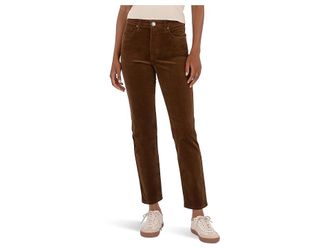 Kut from the Kloth Rachael Corduroy High-Rise Fab Ab Mom Regular Hem-Long in Whiskey Womens Dress Pants Whiskey : 10 29