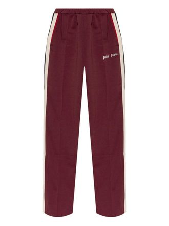 Palm Angels Burgundy Red Track Pants