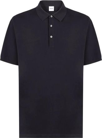 Aspesi Tops, Heren, Blauw, 2Xl, Katoen, Blauwe Button-Up T-shirts en Polos