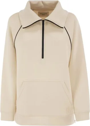 Max Mara Hoodies & sweatvesten, Dames, Beige, L, Zip-throughs