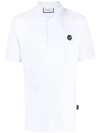 Philipp Plein Poloshirt met logoprint - Wit