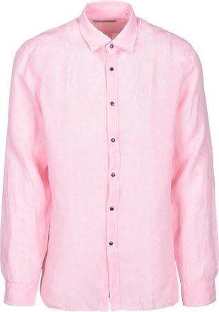 BATURO Pink Linen Shirt