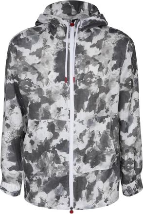 Kiton Wit linnen sweatshirt - Heren - Zomerjassen - Veelkleurig - S - Linnen - Jassen
