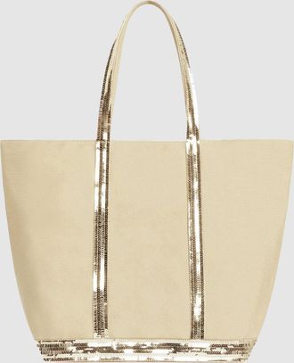 Vanessa Bruno Cabas L Toile Zipp&eacute; Tilleul Blanc