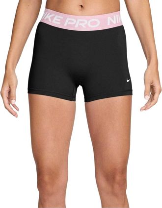 Nike Dames/Dames Pro Compressieshort (Zwart/roze)