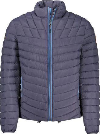 Napapijri Blauwe Polyamide Jas - Heren - Winterjassen - Blauw - S - Jassen