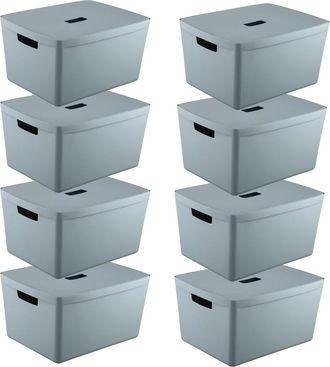 OEM Contenedor Ih Flexistore 28l 8 Piezas Denim