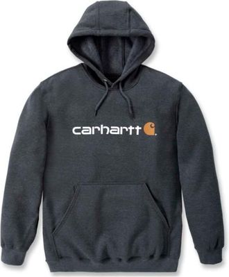 Carhartt Work in Progress Signature Logo Sweatshirt Hoodie f&uuml;r Herren | blau