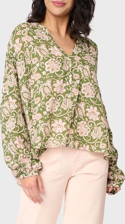 Sanctuary Sundays Best Blouse In Lush Flora