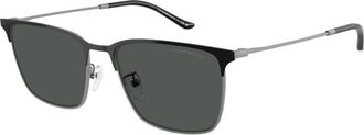 Emporio Armani Ea 2164D Zonnebrillen - Heren - Zonnebrillen - Grijs - 57 MM - Accessoires