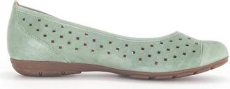 Gabor Comfortabele Ballerina Schoenen - Dames - Ballerinas - Groen - 36 EU - Su&egrave;de - Schoenen