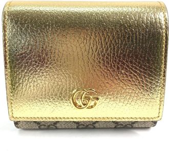 Gucci Beige Leather Wallet (Bi-Fold) (Pre-Owned)