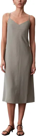 Calvin Klein Casual Twill Sleeveless Shift Dress