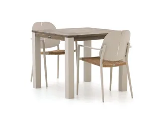 Manifesto Furniture Manifesto Talvullia/ROUGH-S 90cm dining tuinset 3-delig stapelbaar