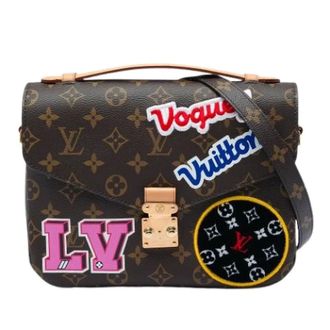 Louis Vuitton Pre-owned Pochette Metis - Dames - Pre-owned - Bruin - Maat: ONE Size Leer