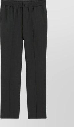 Ami trousers stretchy button detail