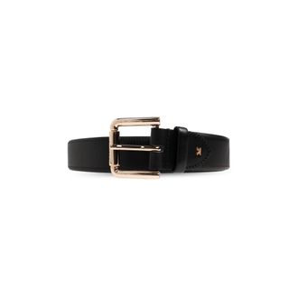 Max Mara Belts, female, Black, Size: M Esodo Leather Belt