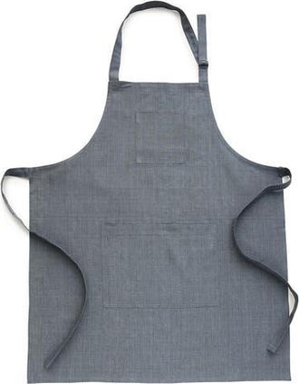 Solino Home Linen Apron 32 x 27 in for Dining Table, Holiday and Everyday Table Decor - Classic Linen Apron in Grey at Nordstrom, Size Medium