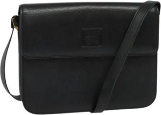 Burberry Pre-owned Vintage Schoudertas - Dames - Vintage Schoudertas - Zwart - ONE Size - Leer - Vintage