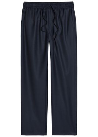 Dolce & Gabbana Drawstring Straight-leg Wool Trousers - Black - 52 (IT52 / XL)