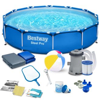 OEM Piscina De Jard&iacute;n Con Estructura De 366 X 76 Cm, 16 En 1, Bestway 56681