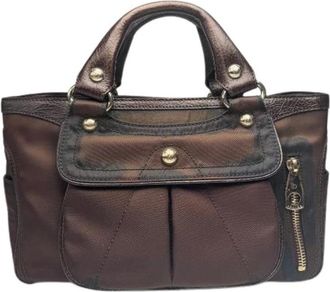 Celine Pre-owned Handbags, female, Brown, Size: ONE SIZE Pre-owned Vintage Leather Handbag