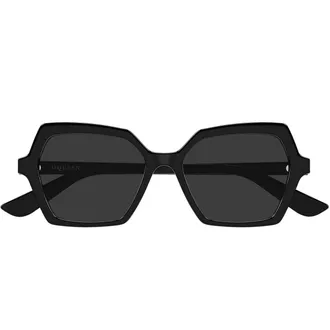 Alexander McQueen Sunglasses Am0537 S 001 Black/Grey Women