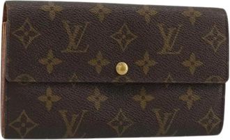 Louis Vuitton Pre-owned Wallets, female, Brown, Size: ONE SIZE Pre-owned Long Wallet