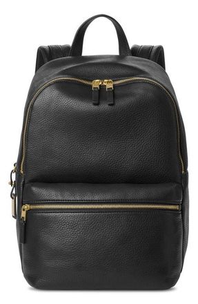 Shinola Small Runwell Leather Backpack in Black at Nordstrom
