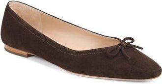 Veronica Beard Cailey Ballet Flat in Espresso at Nordstrom, Size 5.5