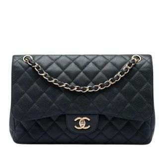 Chanel Pre-owned Classic Double Flap Schoudertas - Dames - Pre-owned - Zwart - Maat: ONE Size Leer