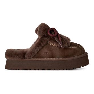 UGG Disquette Heritage Slipper Burnt Cedar - Dames - Schoenen - Bruin - Maat: 38 EU Su&egrave;de