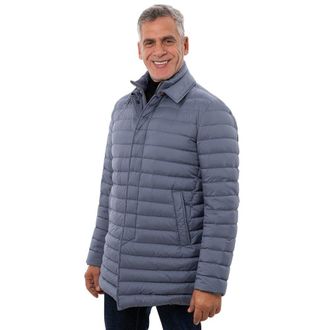 Herno Mens Blue Polyester Coat Clothing