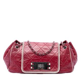 Chanel Pre-owned Quilted Shoulder Bag - Dames - Pre-owned - Rood - Maat: ONE Size Leer