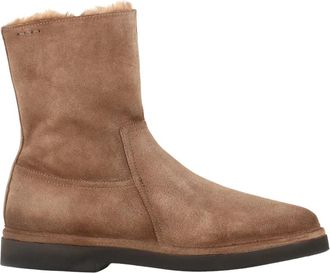 Alexander Hotto Canguro Enkellaars - Dames - Winterlaarzen - Beige - 38 EU - Su&egrave;de - Schoenen