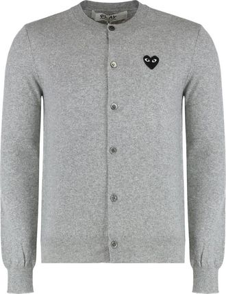 Comme Des Gar&ccedil;ons Truien & Vesten, Dames, Grijs, L, Wol, Rondhals Cardigan