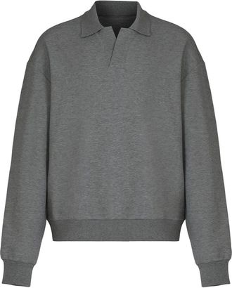 HUGO BOSS Katoenen Blend Sweatshirt - Heren - Sweatshirts - Grijs - XL - Katoen - Hoodies & sweatvesten