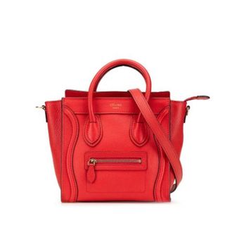 Celine Pre-owned Mini Bags, female, Red, Size: ONE SIZE Pre-owned Luggage Tote