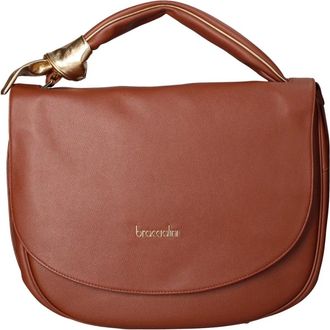 Braccialini Cerelia Ultra Schoudertas - Dames - Tassen - Bruin - Maat: ONE Size Leer