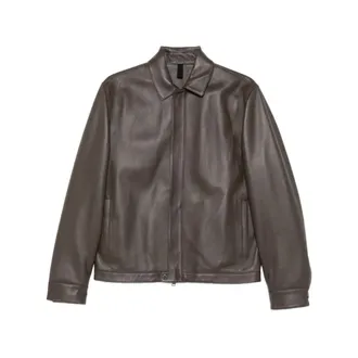 Tagliatore Leather Jackets, male, Brown, Size: M Foch Leather Jacket