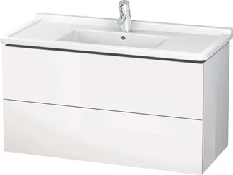 Duravit Duravit L-cube B&acirc;ti-support Lavabo Suspendu, 2 Tiroirs