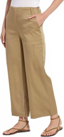 Lyss&eacute; Jane Cargo Ankle Pant In Raw Umber